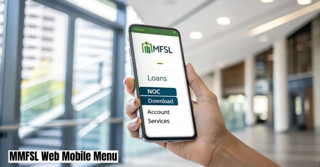 MMFSL Web Mobile Menu- Easy Navigation Guide for Mahindra Finance Mobile Users mmfsl web mobile menu