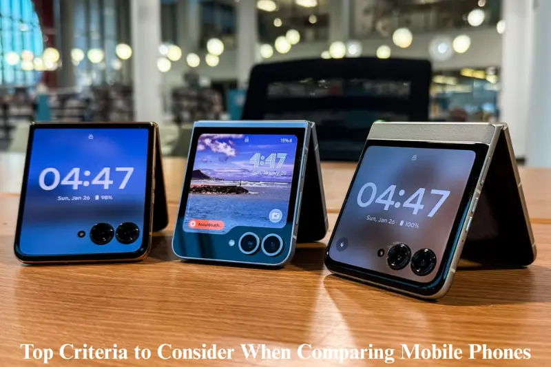 top criteria to consider when comparing mobile phones