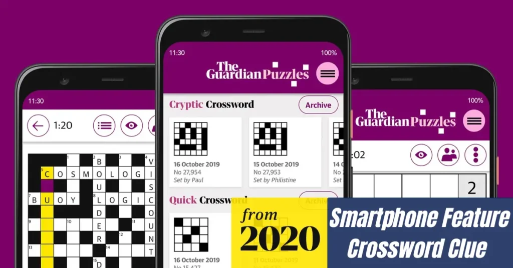 Smartphone Feature Crossword Clue – Common Answers and Tips smartphone feature crossword clue