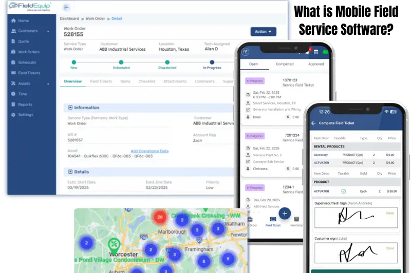 what is mobile field service software