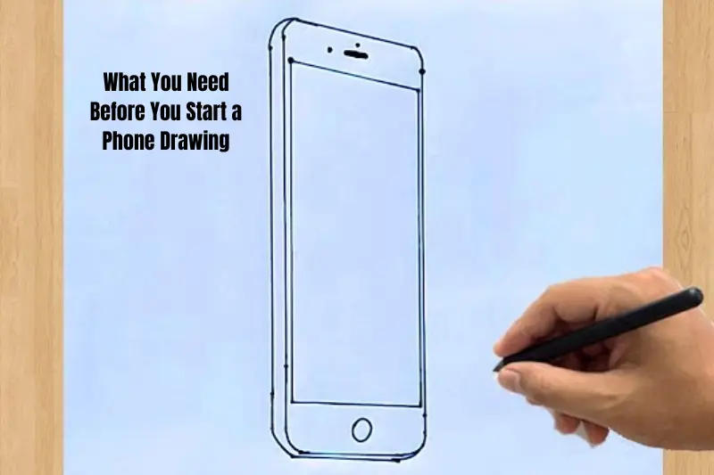 what you need before you start a phone drawing